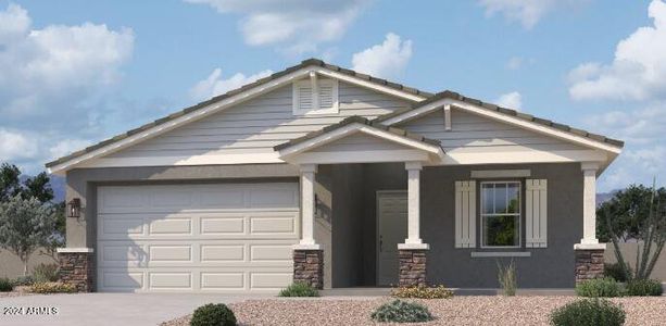 New construction Single-Family house 22872 E Roundup Way, Queen Creek, AZ 85142 Marigold- photo 0