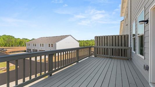 New construction Townhouse house 6740 Leigh St, Flowery Branch, GA 30542 plan ADDINGTON - image