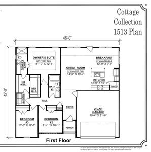 New construction Single-Family house 421 Burton Farms Dr, Smyrna, TN 37167 plan 1513 Elevation ABC - image