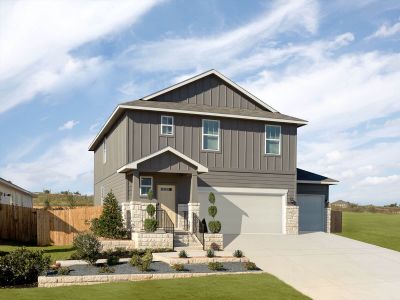 New construction Single-Family house 3607 Kent Chalk Rd, Buda, TX 78610 plan The Bryce (375) - image