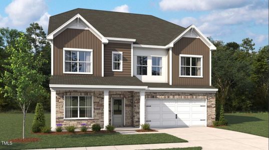 New construction Single-Family house 556 Jocund St, Unit 13, Rolesville, NC 27571 plan Madison - image