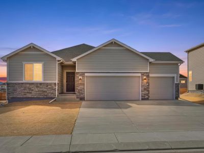 New construction Single-Family house 10172 Hartwood Dr, Peyton, CO 80831 plan The Red Feather - image