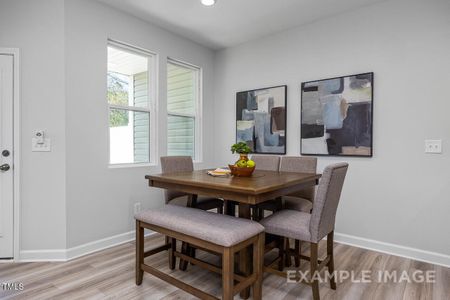 New construction Townhouse house 3928 Well Fleet Dr, Willow Spring, NC 27592 The Graham Exterior- photo 8 8