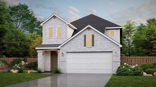 New construction Single-Family house 12914 Jeff Rnch, San Antonio, TX 78245 plan Wisteria - image