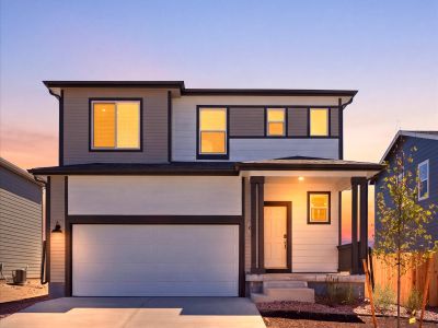 New construction Single-Family house 11439 Pikeminnow Pl, Colorado Springs, CO 80925 plan The Cottonwood - image