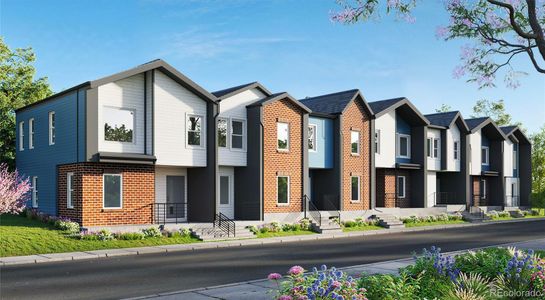 New construction Townhouse house 1307 N Alton Street, Aurora, CO 80010 - photo 0