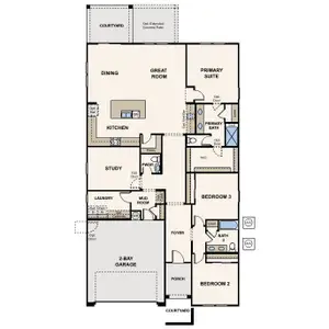 New construction Single-Family house 30180 W Windrose Dr, Maricopa, AZ 85396 plan Carlsbad - image