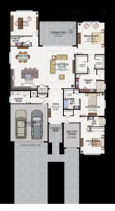 New construction Single-Family house 32555 Murano Ct, Wesley Chapel, FL 33543 plan Sapphire - image