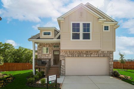 New construction Townhouse house 9327 Stillwater Pass, San Antonio, TX 78254 Omar- photo 0