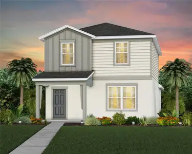 New construction Single-Family house 5025 Furrowed Wy, St. Cloud, FL 34771 plan Benton - image