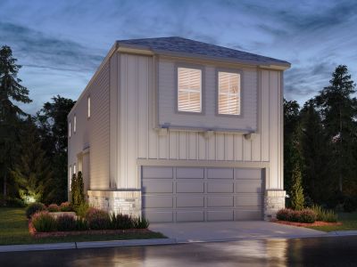 New construction Townhouse house 1039 Cedar Place Ln, Missouri City, TX 77459 plan The Winston (S120) - image