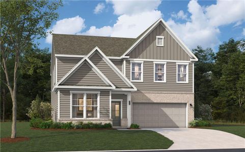 New construction Single-Family house 3129 Cambridge Mill St, Acworth, GA 30102 plan The Idlewild - image