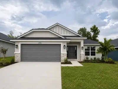New construction Single-Family house 12992 Kent Bradley St, Dade City, FL 33525 plan 2200 - image