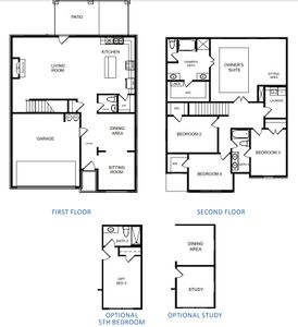 New construction Single-Family house 11803 Rizvan Pl, Covington, GA 30014 plan The Bellwood - image 6