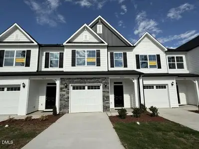 New construction Townhouse house 5420 Running Fox Ln, Durham, NC 27703 plan Bristol - image