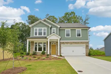 New construction Single-Family house 5377 Heron Bay Blvd, Unit 57, Locust Grove, GA 30248 Hampstead- photo 0 0