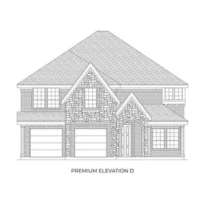 New construction Single-Family house 1907 Silent Shore St, Lucas, TX 75098 plan Princeton 2F-EW - image