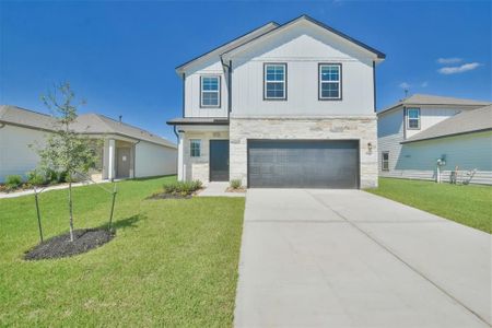 New construction Single-Family house 1272 Cypress Ln, Dayton, TX 77535 The Blanco E- photo 0