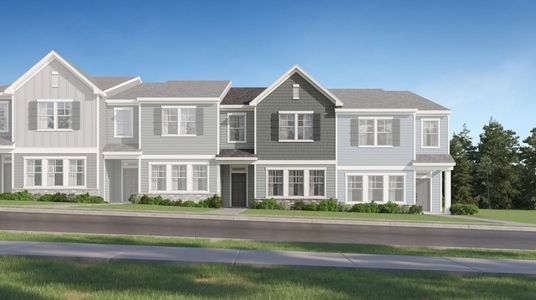 New construction Multi-Family house 1825 Aspen River Lane, Apex, NC 27502 Sutton- photo 0