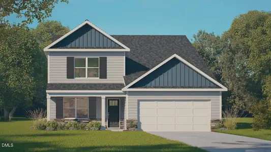 New construction Single-Family house 101 Brookberry Ct, Rocky Mount, NC 27804 plan SALEM - DHRe - image