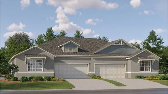 New construction Multi-Family house 9322 Scouter Bee Pl, Land O' Lakes, FL 34637 plan Myrtle - image