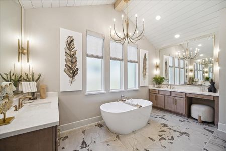 New construction Single-Family house 206 Drawbridge Dr, Georgetown, TX 78633 plan The Collins - image 20