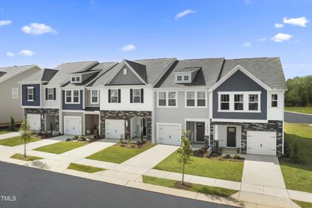 New construction Townhouse house 848 Channel Drop Loop, Zebulon, NC 27597 - photo 0