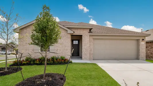 New construction Single-Family house 2313 Bronc Buster Wy, Leander, TX 78641 plan The Lakeway - image