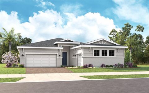 New construction Single-Family house 14448 Woodland Preserve Trl, Parrish, FL 34219 Sarah- photo 0