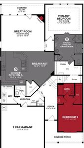 Beazer Homes Valencia Blackburn plan