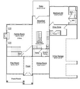 New construction Single-Family house 226 Burrage Road NE, Concord, NC 28025 plan Oxford - image 4