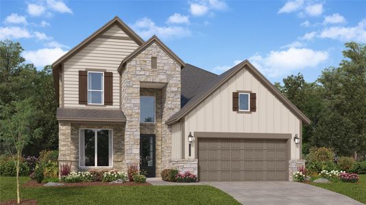 New construction Single-Family house 32127 Waterlily View Ct, Hockley, TX 77447 plan Memorial - image