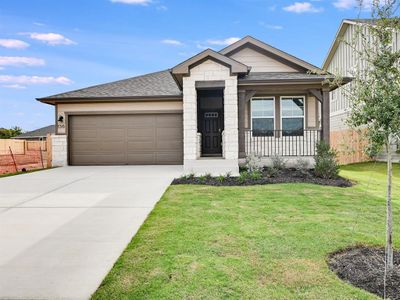 New construction Single-Family house 156 Red Tail Hawk Ln, Cedar Creek, TX 78612 The Hughes (841)- photo 0