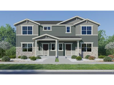 New construction Duplex house 6404 Red Willow Dr, Fort Collins, CO 80528 - image