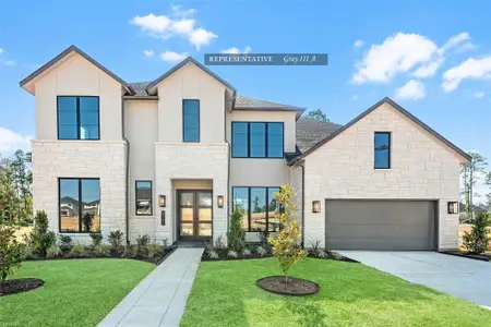 New construction Single-Family house 27125 Pioneer Ridge Ct, Montgomery, TX 77316 plan The Gray III - image
