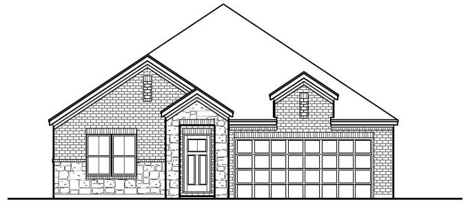 New construction Single-Family house 3300 Goshawk Dr, Denton, TX 76208 plan Trenton - image