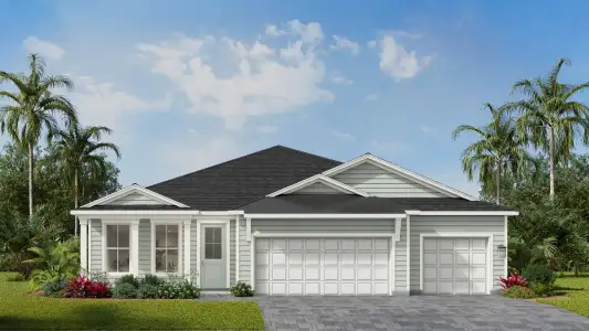 New construction Single-Family house 29027 Cobalt Sky Dr, Wesley Chapel, FL 33545 plan Oleander - image
