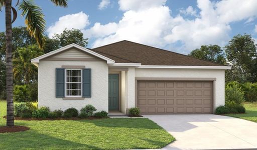 New construction Single-Family house 815 Ballantyne Drive, Lake Wales, FL 33898 Olive- photo 0