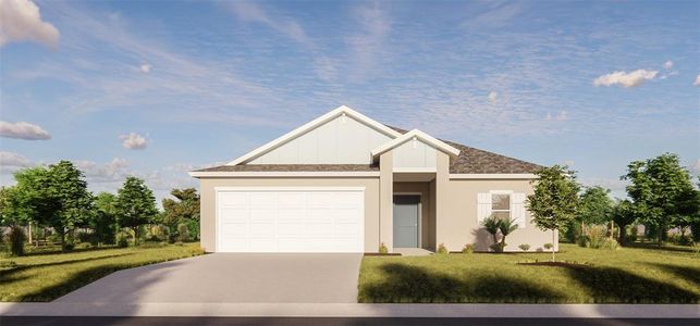 New construction Single-Family house 13007 Bluff Oak Way, Parrish, FL 34219 Cedar- photo 0