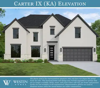 New construction Single-Family house 17721 Absinthe Dr, Austin, TX 78738 The Carter IX- photo 0