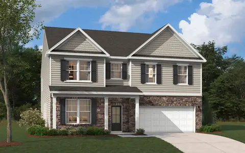 New construction Single-Family house 3240 Shannon Woods Ln, Apex, NC 27523 plan The Shiloh II - image