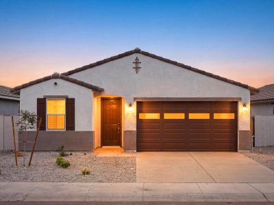 New construction Single-Family house 19590 N Barano Cir, Maricopa, AZ 85138 plan Leslie - image