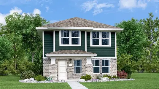 New construction Single-Family house 136 Parsons, Kyle, TX 78640 plan Ridgeland - image