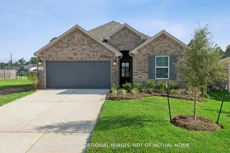 New construction Single-Family house 736 Hackberry Branch Ct, Magnolia, TX 77354 plan Dawson - image