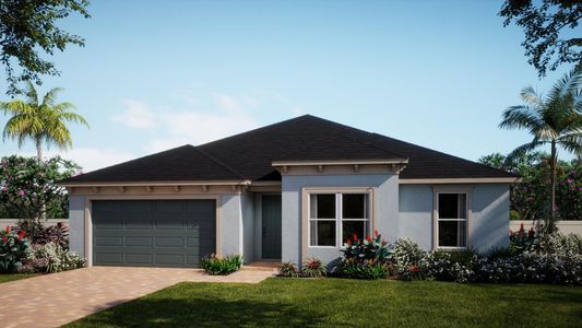 West Indies Elevation | Evergreen | New Homes in Florida | Landsea Homes