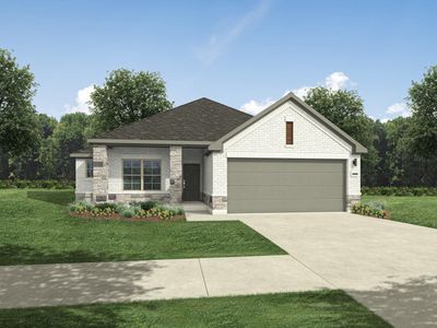 New construction Single-Family house 108 Melrose St, Hutto, TX 78634 plan Sabine | Prairie Winds - image
