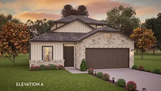 New construction Single-Family house San Antonio, TX 78264 plan Brazos - image