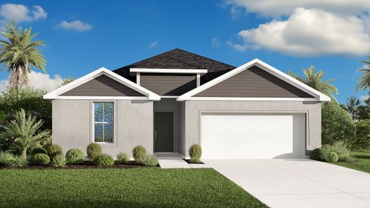 New construction Single-Family house 5173 Deerfield Avenue, Spring Hill, FL 34609 Landmark CMU Series - Paramount- photo 0