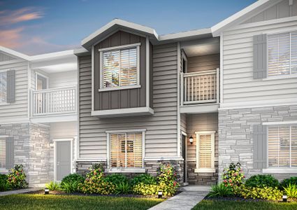 New construction Townhouse house 2270 Christina St, Fort Lupton, CO 80621 plan Loveland - image