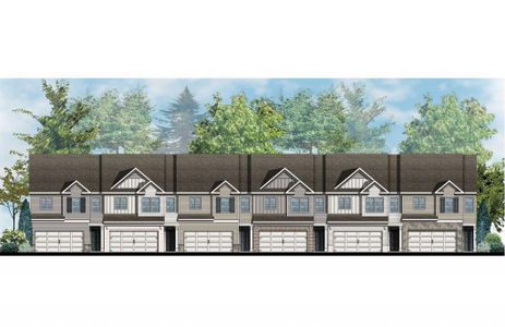 New construction Townhouse house 6649 Parsons St, Flowery Branch, GA 30542 plan Sudbury - image